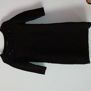 Cherokee black dress with silver